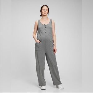 BN Gap Maternity Knit Button-Front Jumpsuit